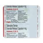 Tolterodine tartrate 4mg