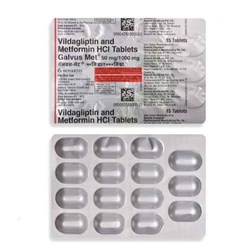 Vildagliptin-Metformin 50mg-1000mg