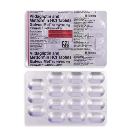Vildagliptin-Metformin 50mg-500mg