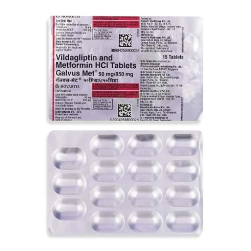 Vildagliptin-Metformin 50mg-850mg