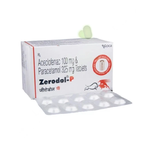 Zerodol P 100-325mg (Aceclofenac–Paracetamol)