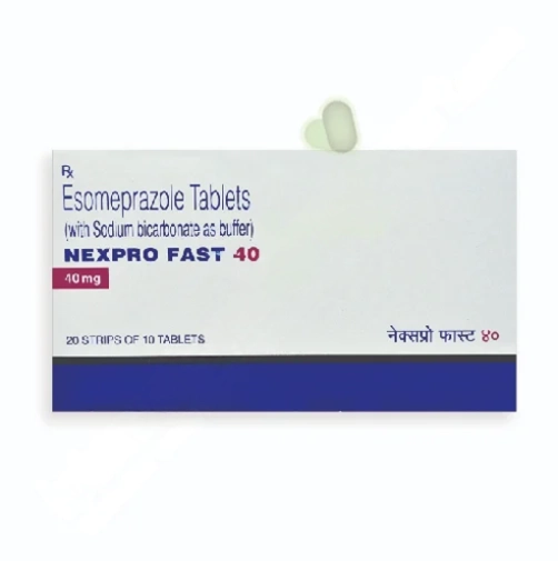 Esomeprazole 40mg (With Sodium Bicarbonate As Buffer)