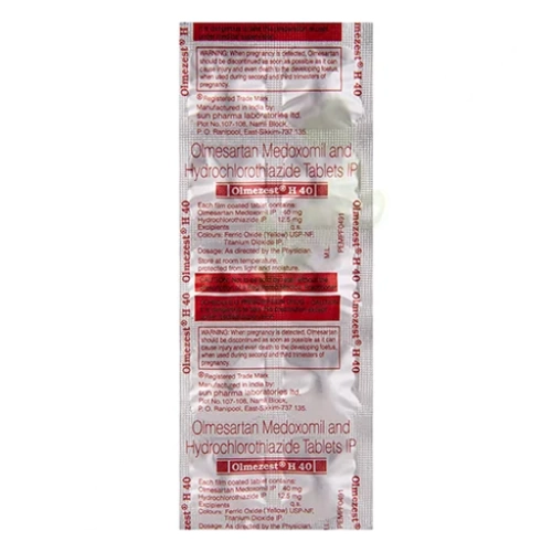 Olmesartan-Hydrochlorothiazide 40mg-12.5mg