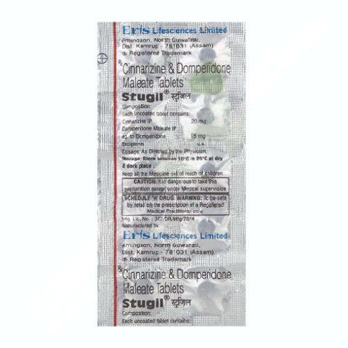 Cinnarizine-Domperidone 20mg-15mg